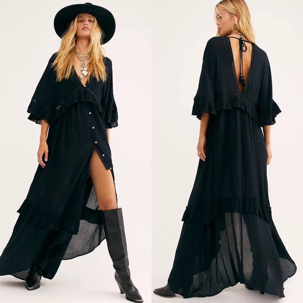 Nwot Free People Paradiso Maxi Dress Xs